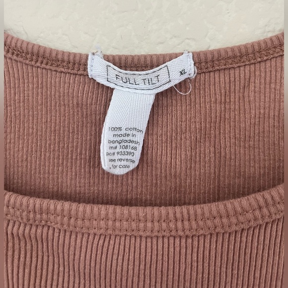 Full Fit Basic Brown Tank Top - Picture 2 of 2